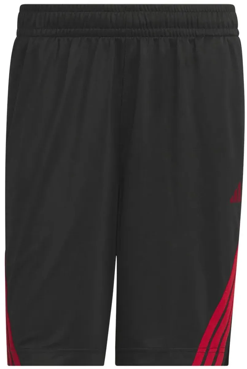 Adidas Legends 3 Stripes Korte Broek - 2XL - Zwart/Rood