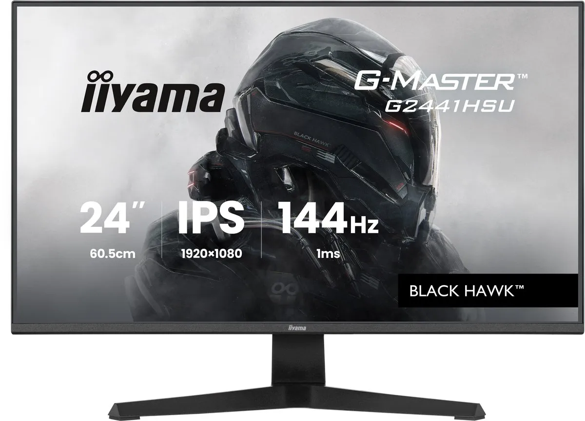 iiyama G-Master G2441HSU-B1 Monitor 24" - Full HD IPS 144Hz - Zwart