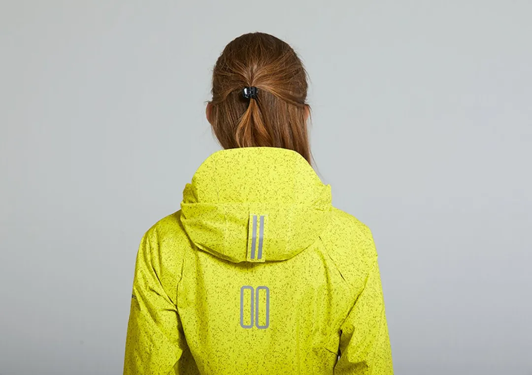 Basil Skane HiVis Regenjas - Dames - Neongeel - Maat L
