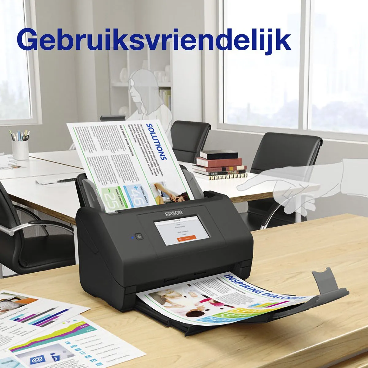 Epson WorkForce ES-580W A4 Duplexscanner - Zwart