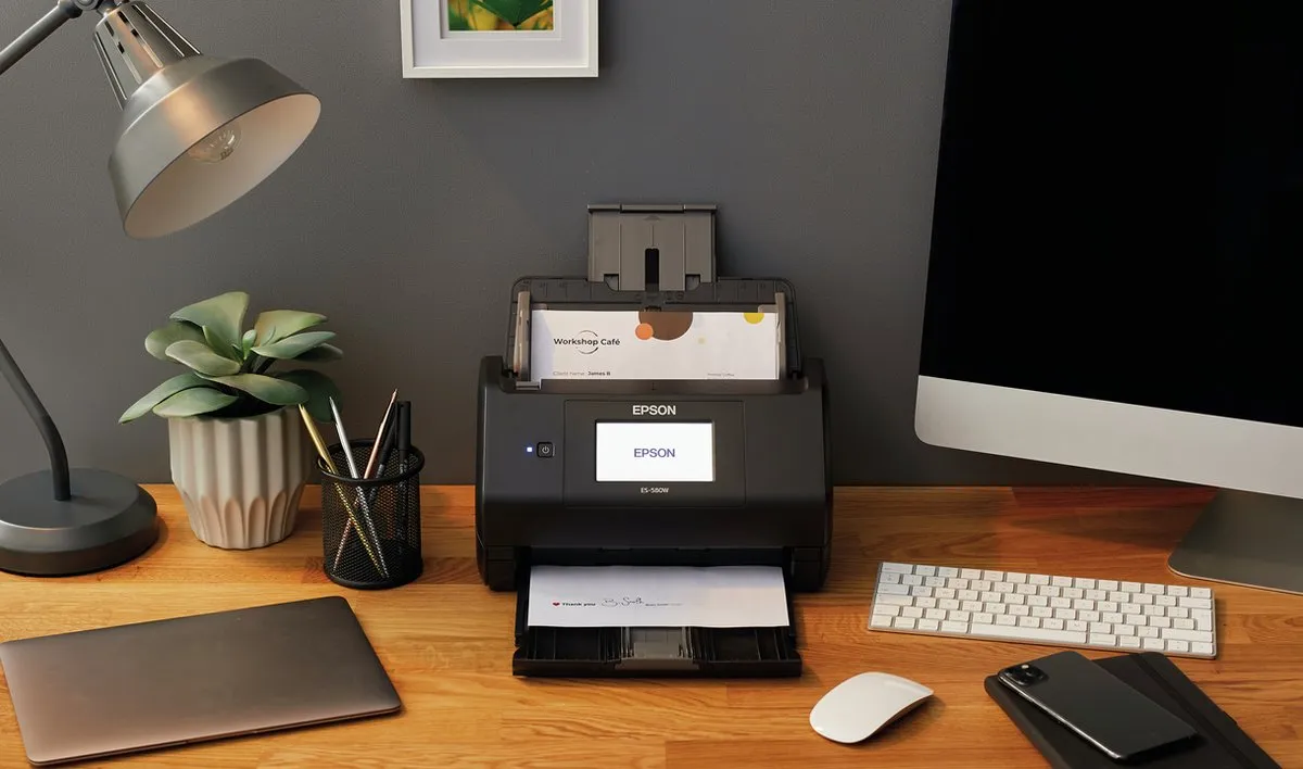 Epson WorkForce ES-580W A4 Duplexscanner - Zwart