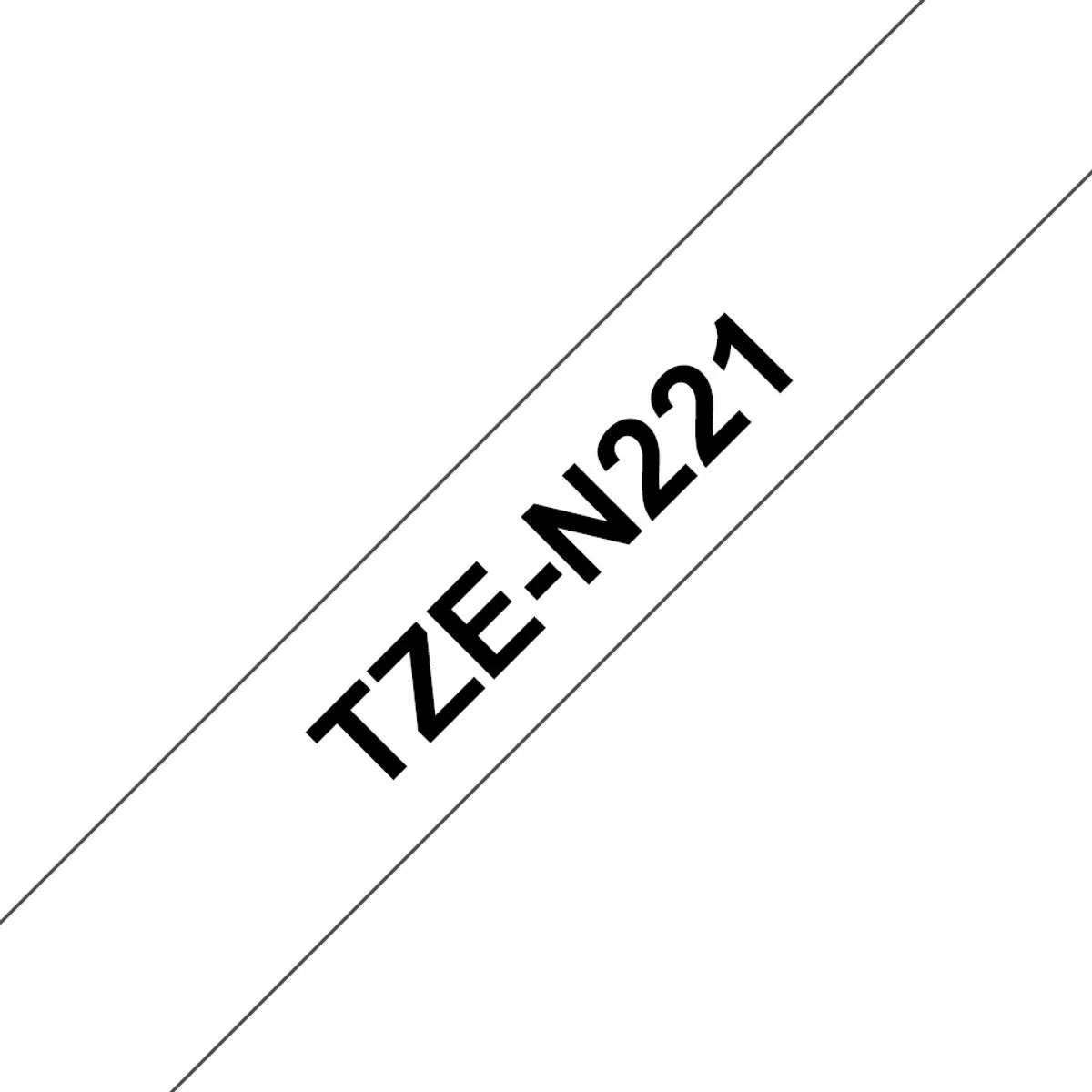 Brother TZ-N221 Etikettenband 9mm - Zwart
