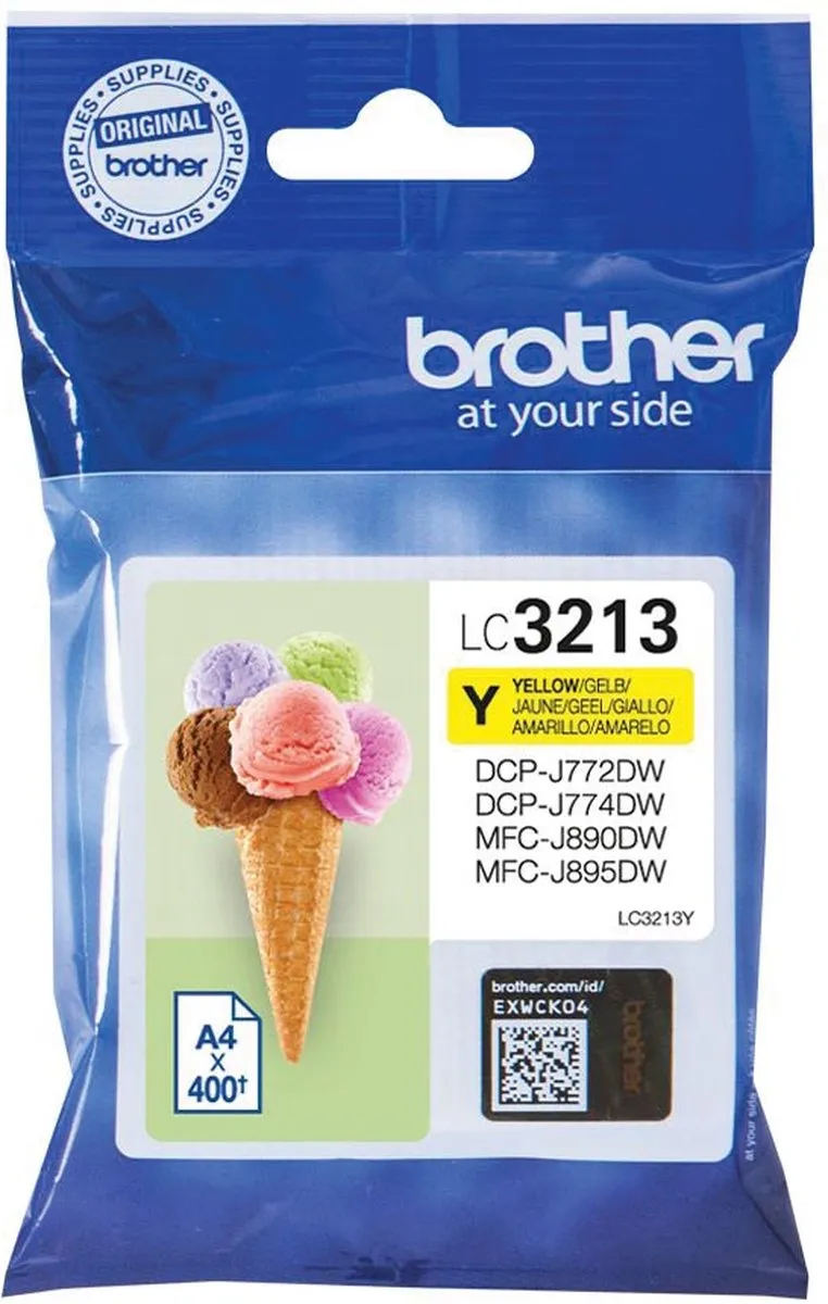 Brother LC-3213Y Inktcartridge Geel