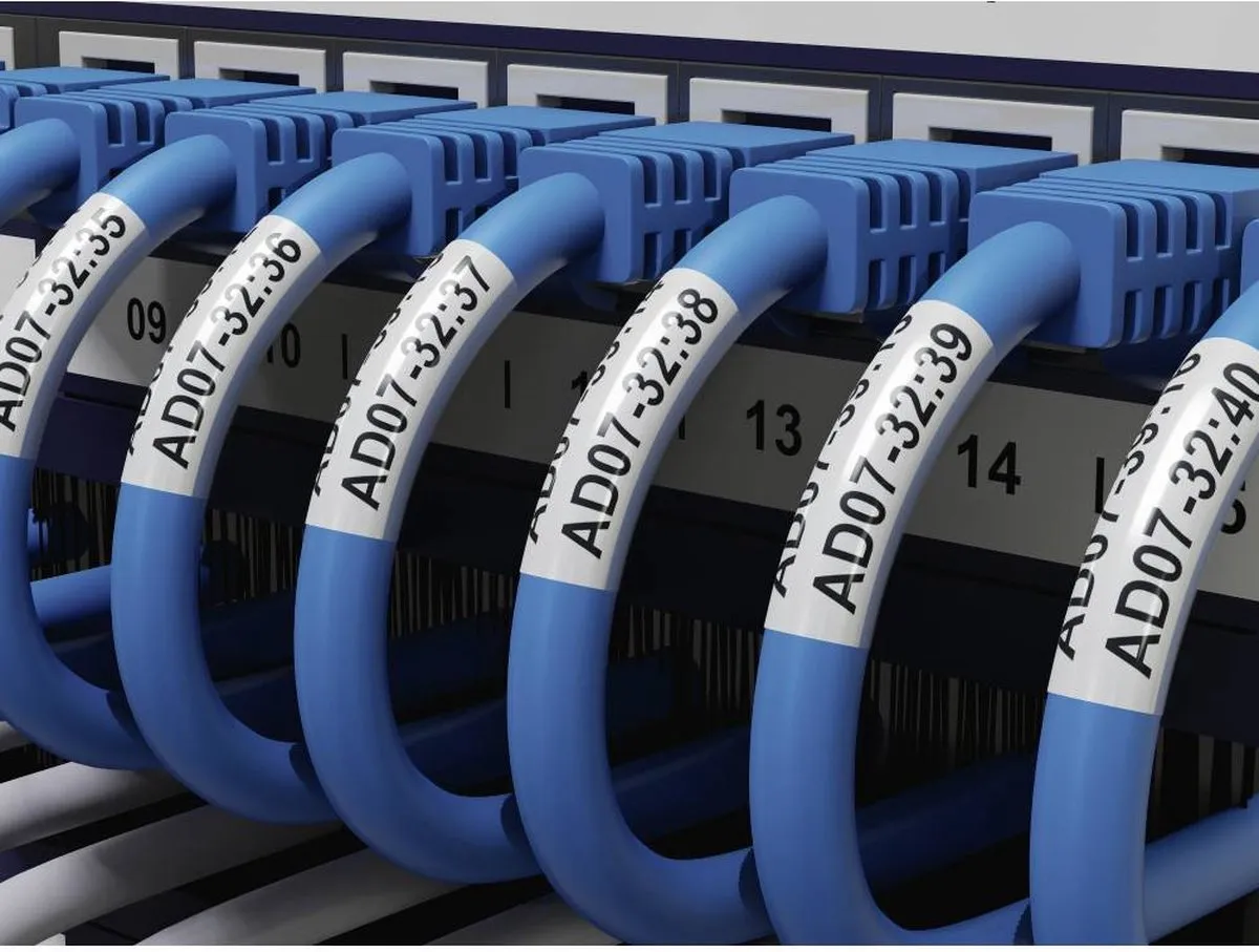 Brother TZe TZESL251 Labeltape Zelflaminerend Wit 24mm