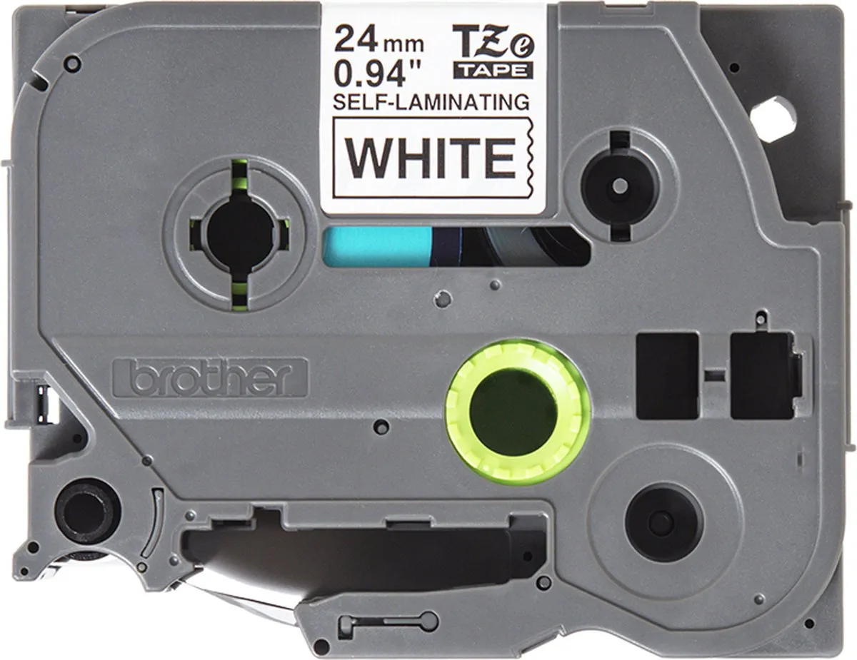 Brother TZe TZESL251 Labeltape Zelflaminerend Wit 24mm - afbeelding 6 van 6