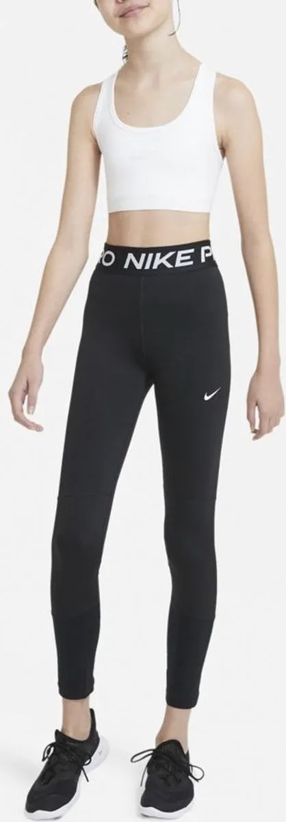 Nike Pro Tight Junior DA1028-010 - Maat 152 - Zwart