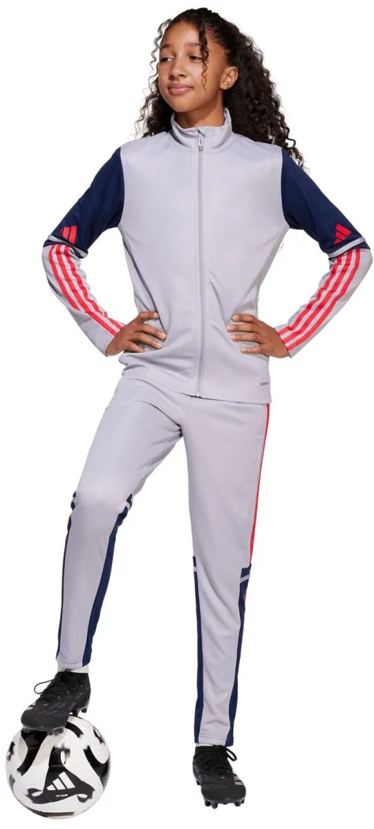 Adidas Squadra 25 Training Broek Kinderen 164cm - Grijs-Donkerblauw