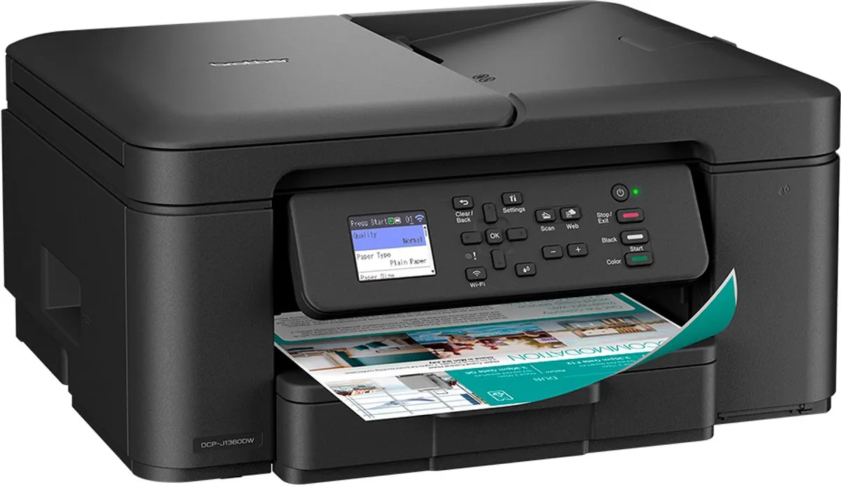 Brother DCP-J1360DW Multifunctionele Inkjetprinter - Zwart