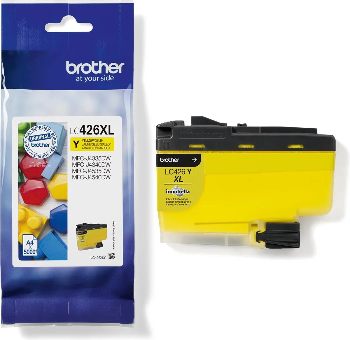Brother LC-426XLY XL Inktcartridge - Geel