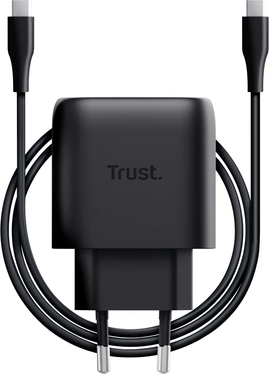 Trust Maxo 45W USB-C GaN Oplader 25722 - Zwart