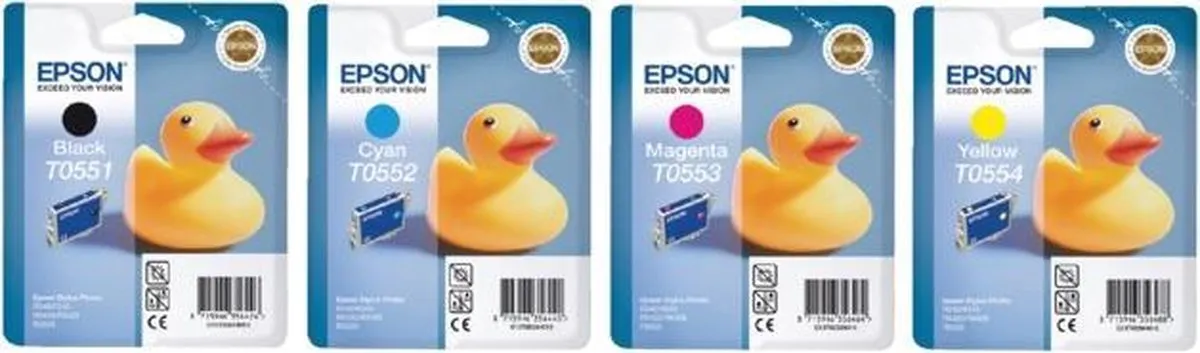 Epson T0554 Inktcartridge Geel - 8ml