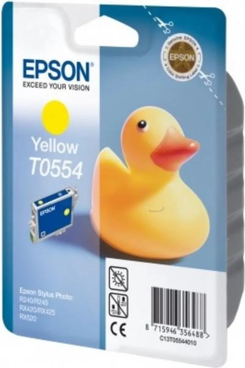 Epson T0554 Inktcartridge Geel - 8ml