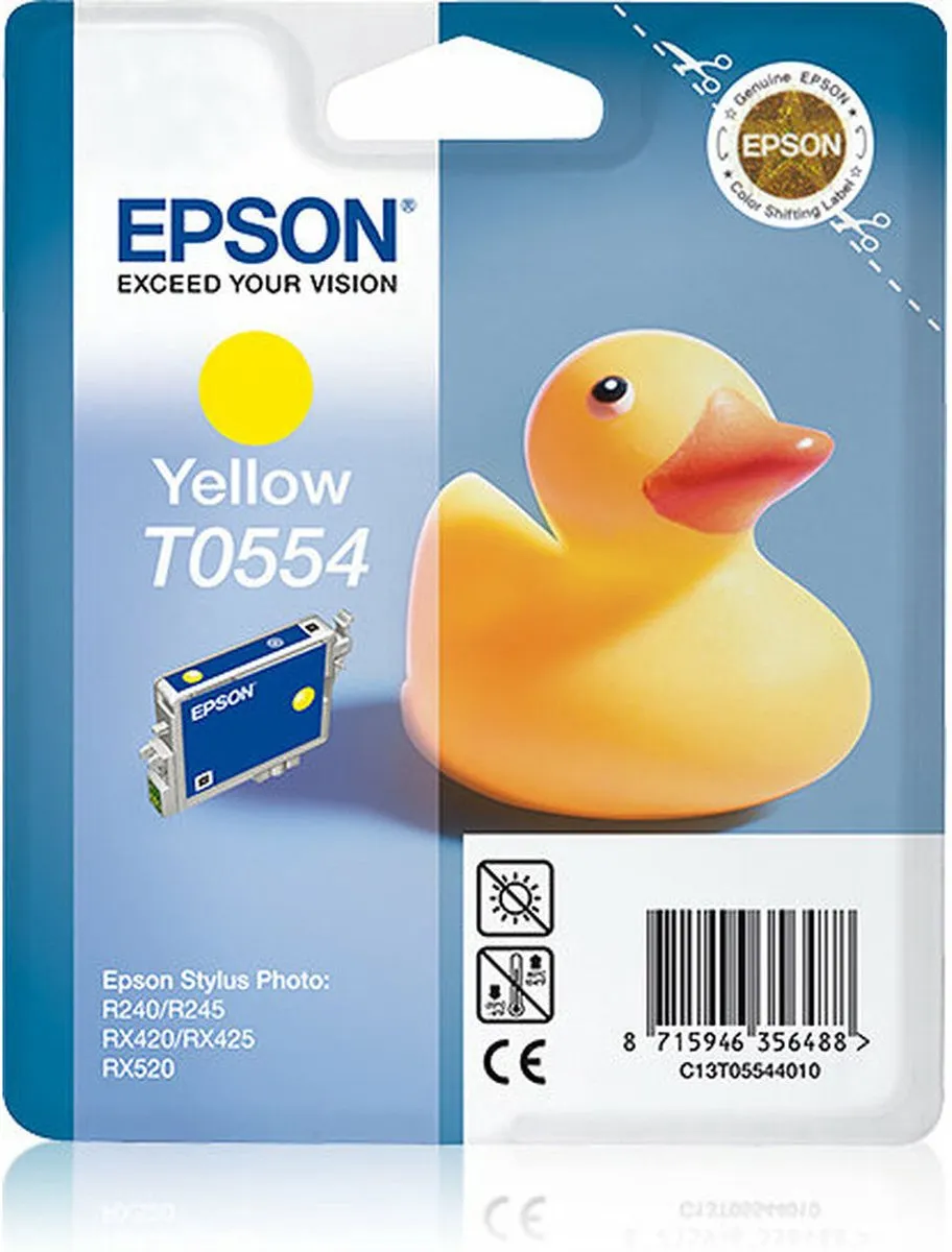 Epson T0554 Inktcartridge Geel - 8ml