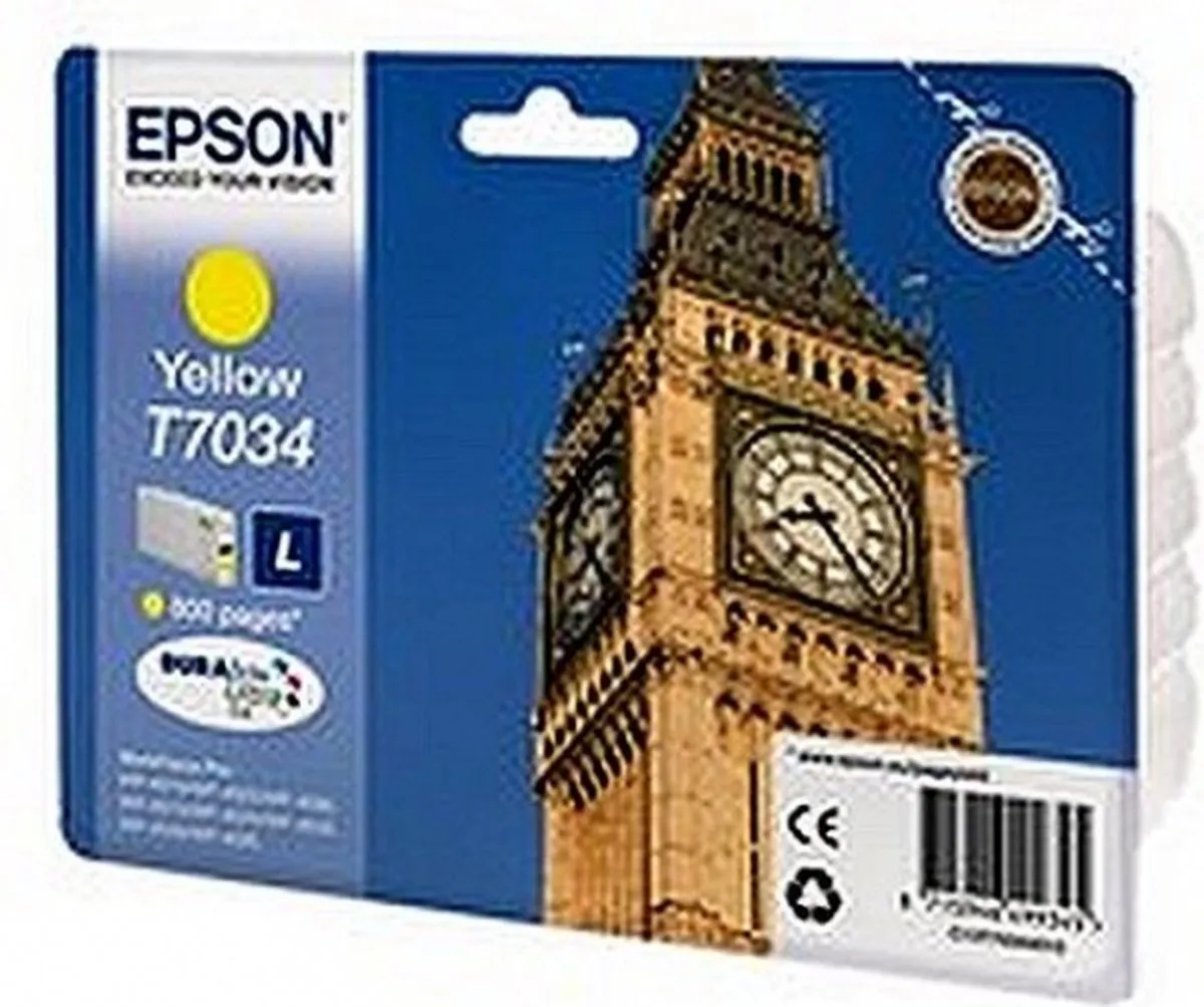 Epson T7034 Geel Inktcartridge - 800 Pagina's