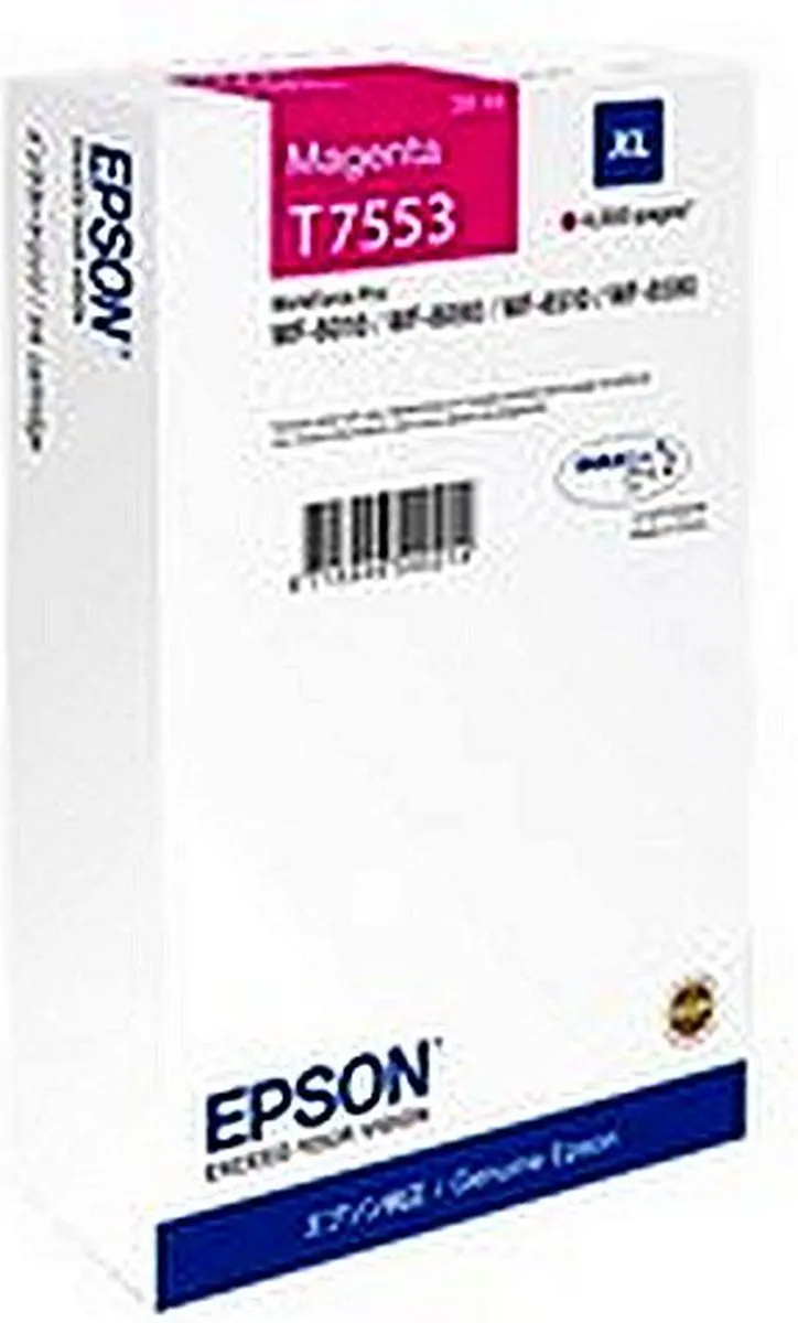 Epson WF-8xxx Series C13T755340 XL Magenta - 4000 pagina's