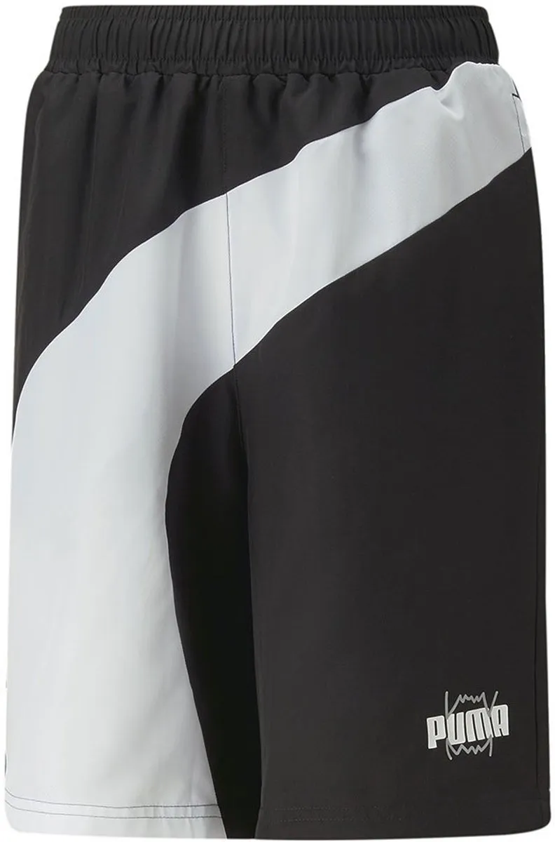 PUMA Basketball Clyde Korte Broek 128 - Zwart