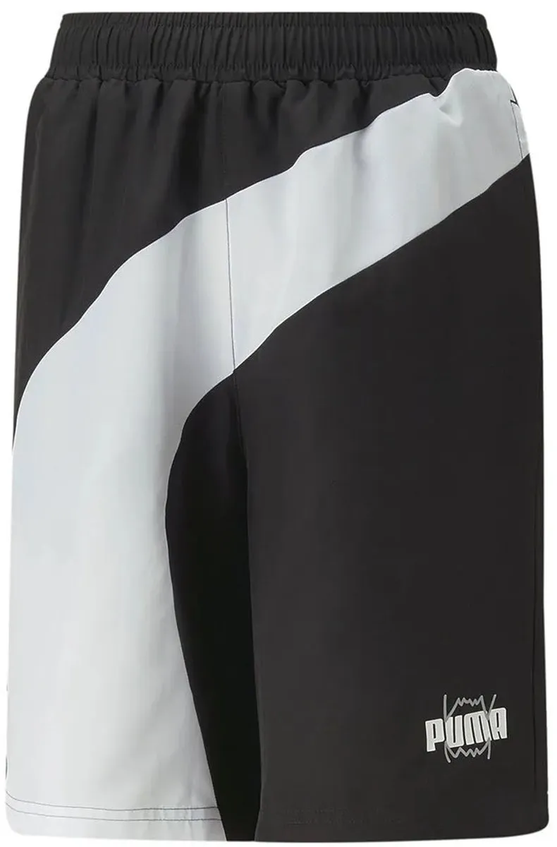 PUMA Basketball Clyde Korte Broek 128 - Zwart