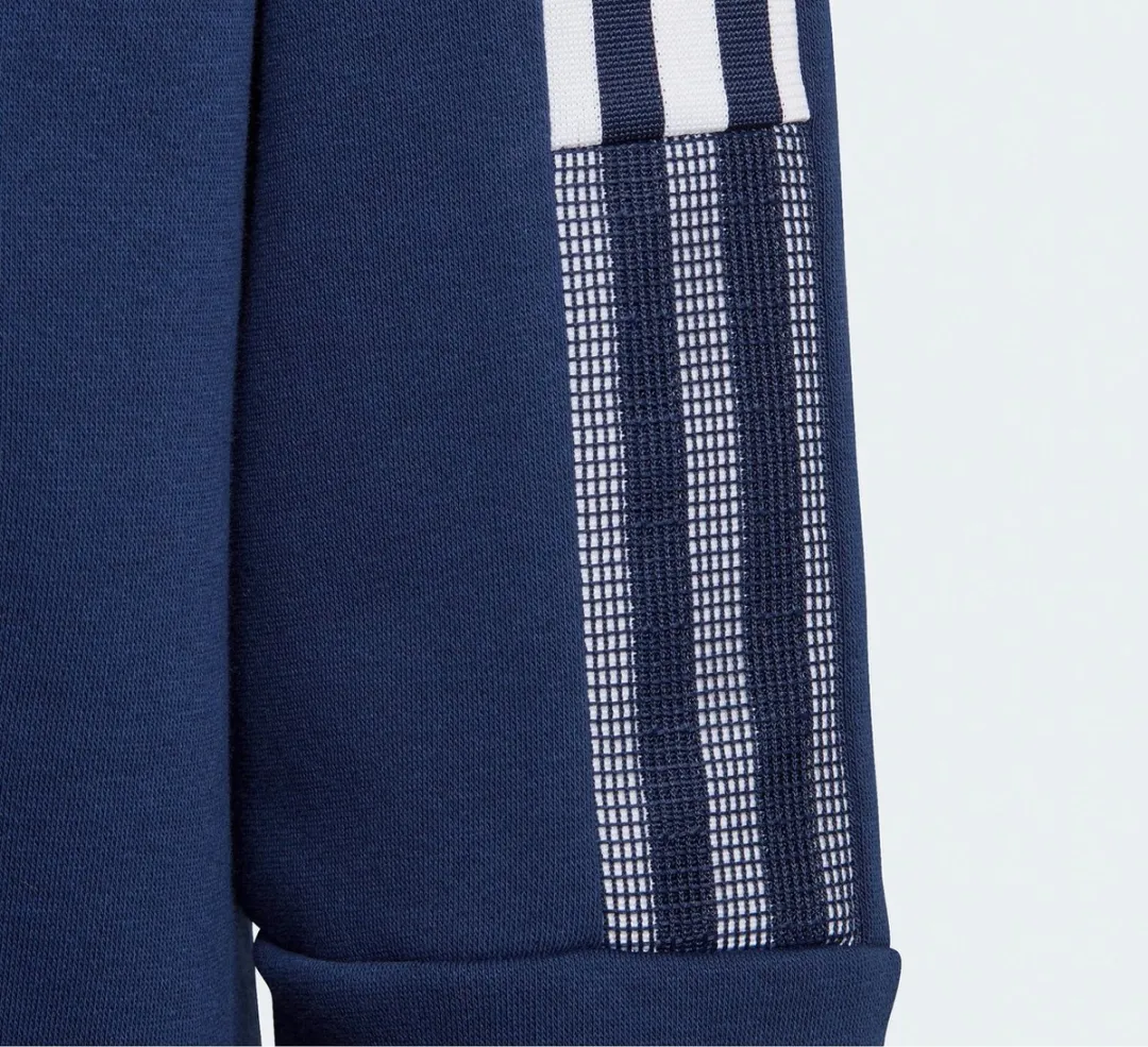 Adidas Tiro 21 Sweater Met Kap Kinderen 128 - Marine