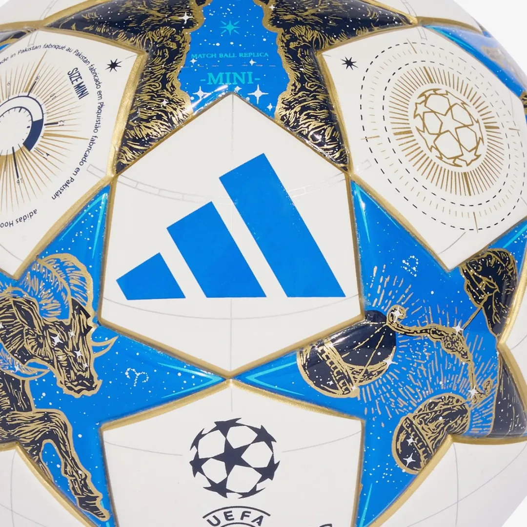 adidas UCL Competition 25/26 Voetbal - Maat 1 - Wit/Goud/Blauw