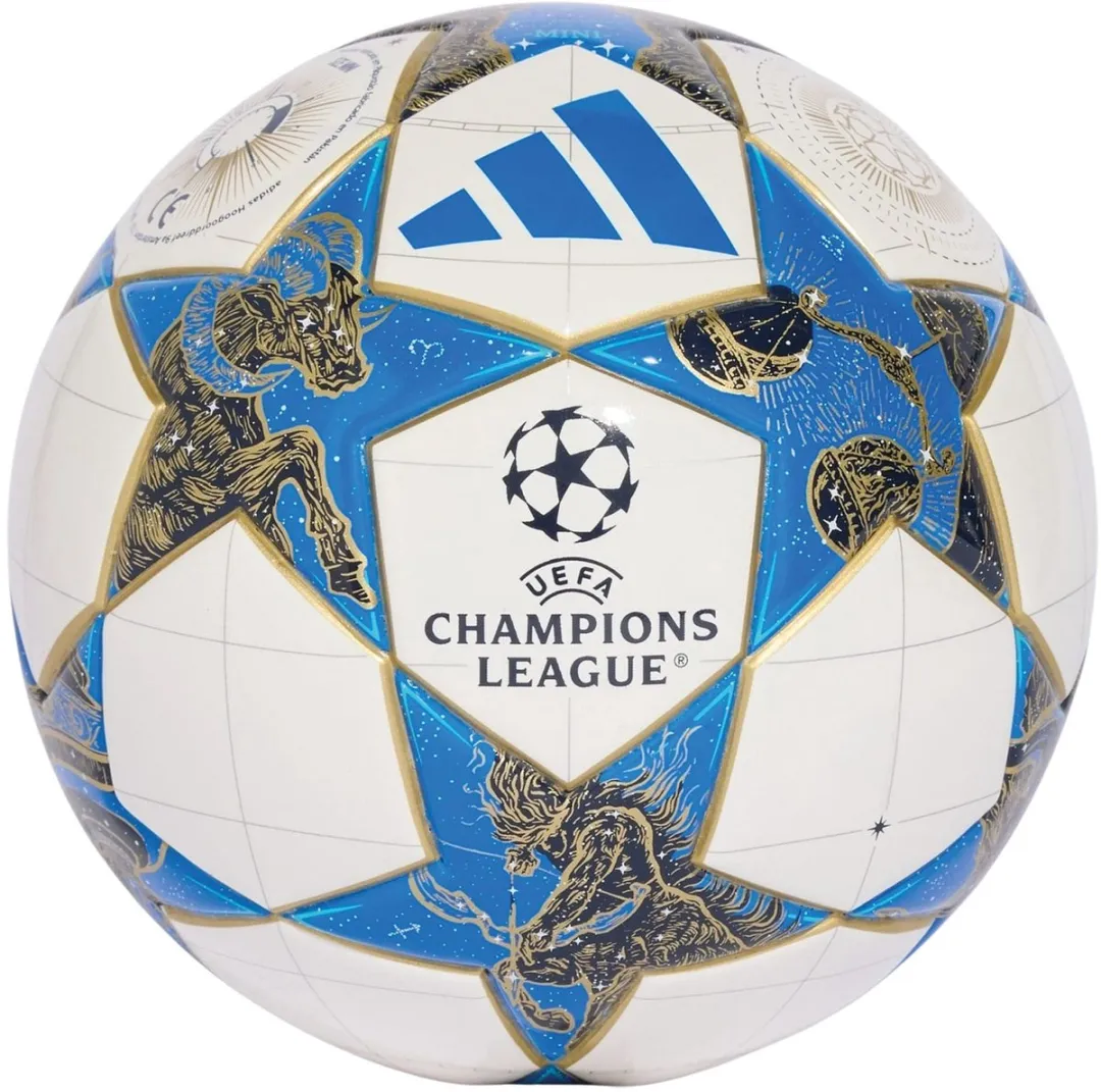 adidas UCL Competition 25/26 Voetbal - Maat 1 - Wit/Goud/Blauw