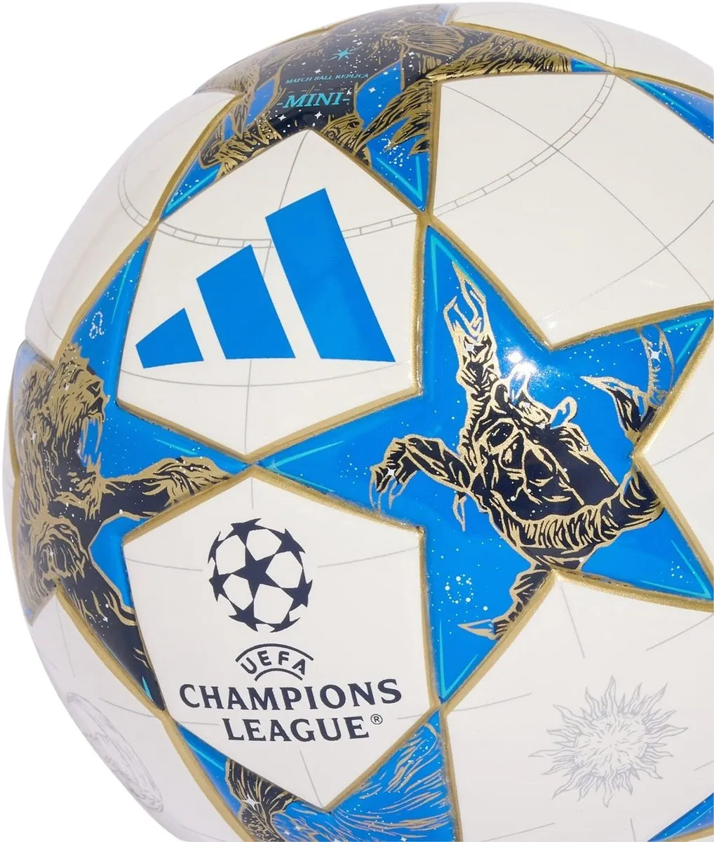 adidas UCL Competition 25/26 Voetbal - Maat 1 - Wit/Goud/Blauw