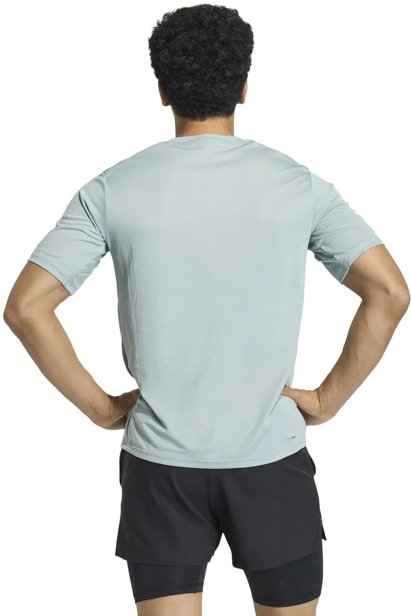adidas Workout Essentials Base Shirt Heren - S - Blauw