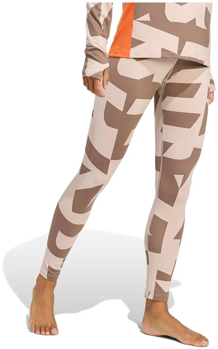 Adidas Multi Synthetic Base Layer Leggings XS - Wonder Taupe