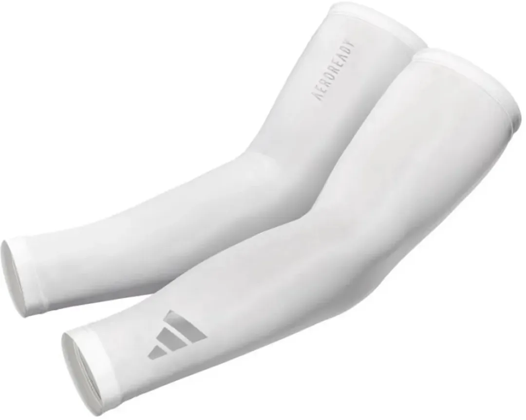 Adidas Aeroready Compression Armwarmers Wit S/M