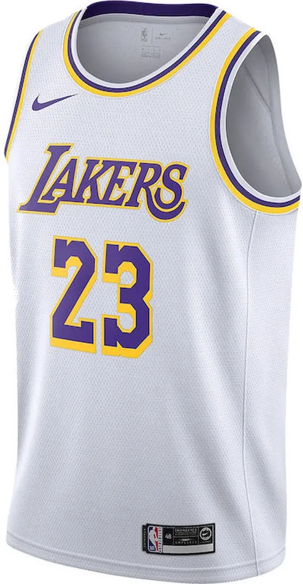 Nike Los Angeles Lakers LeBron James Jersey AA7101-111