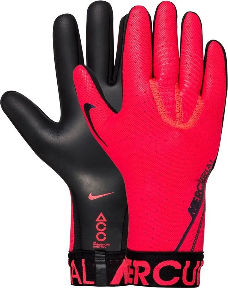 Nike Mercurial Touch Elite Keeperhandschoenen - Maat 9 - Rood & Zwart