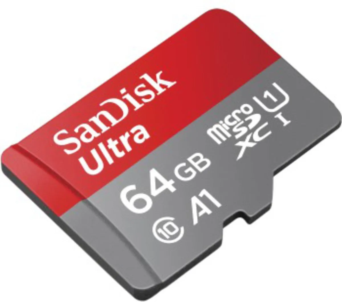 Western Digital Micro SD SDSQUAB-064G-GN6IA 64GB - met adapter