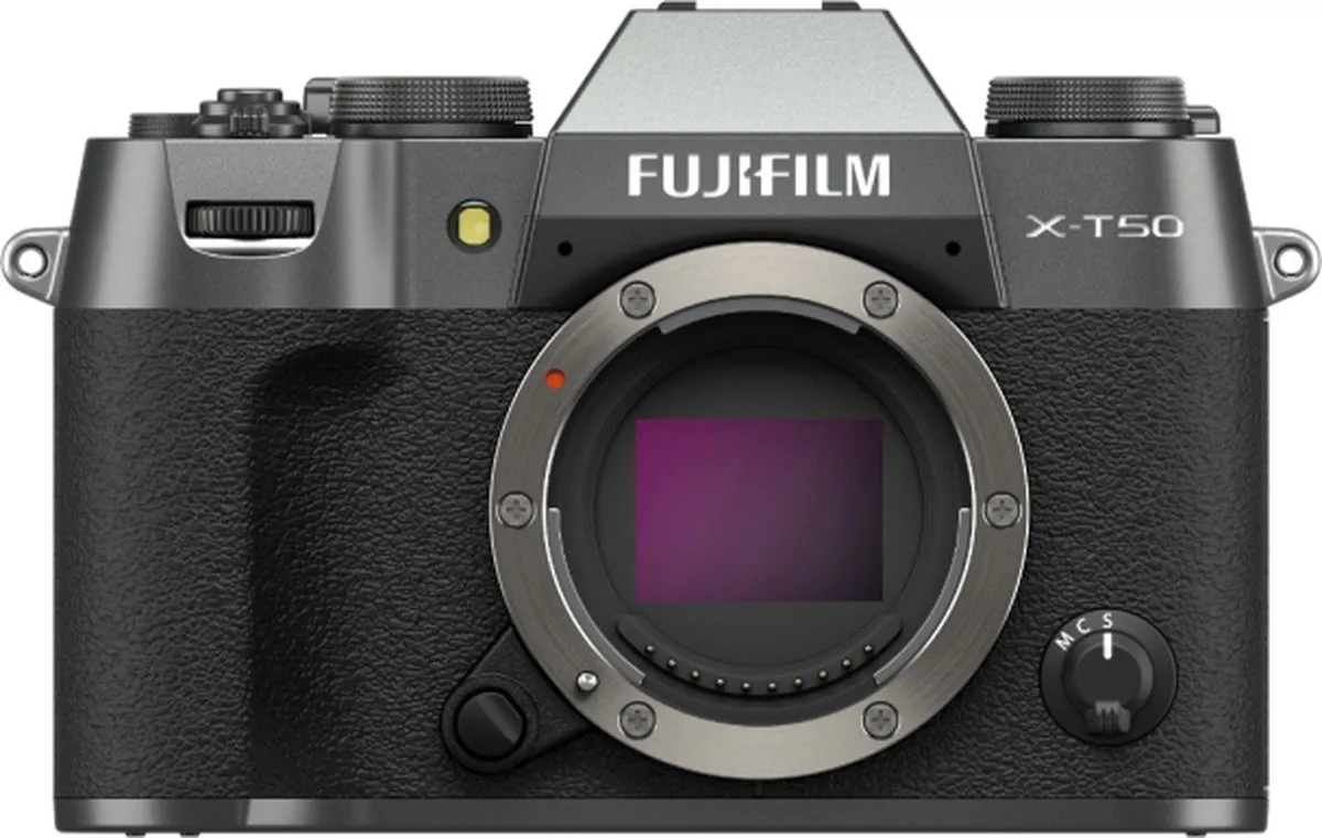 Fujifilm X-T50 - Systeemcamera - Body - Charcoal Silver