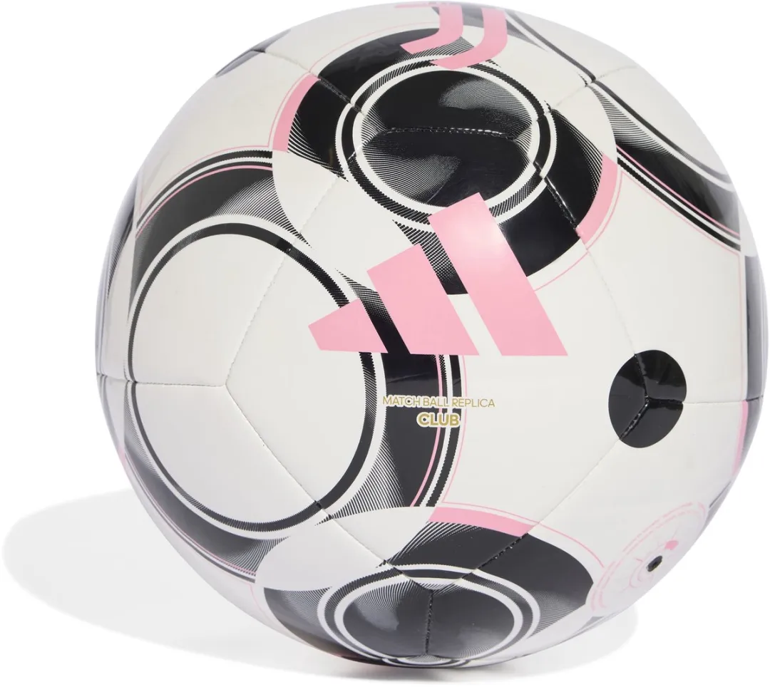 adidas Juventus CLB Home Voetbal - Maat 5 - Wit/Rozerood
