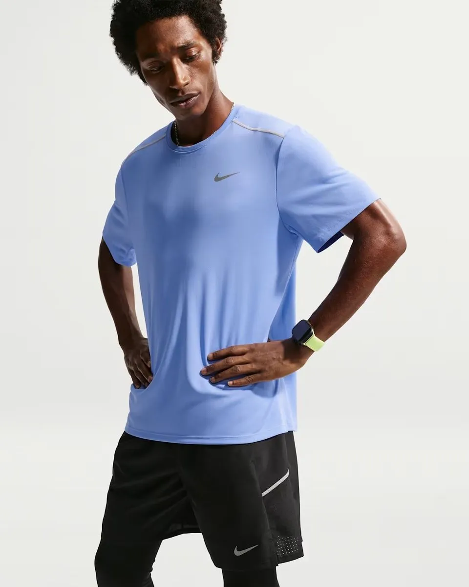 Nike Miler Men's Dri-FIT UV Short-S - IF2082-494 - Blauw