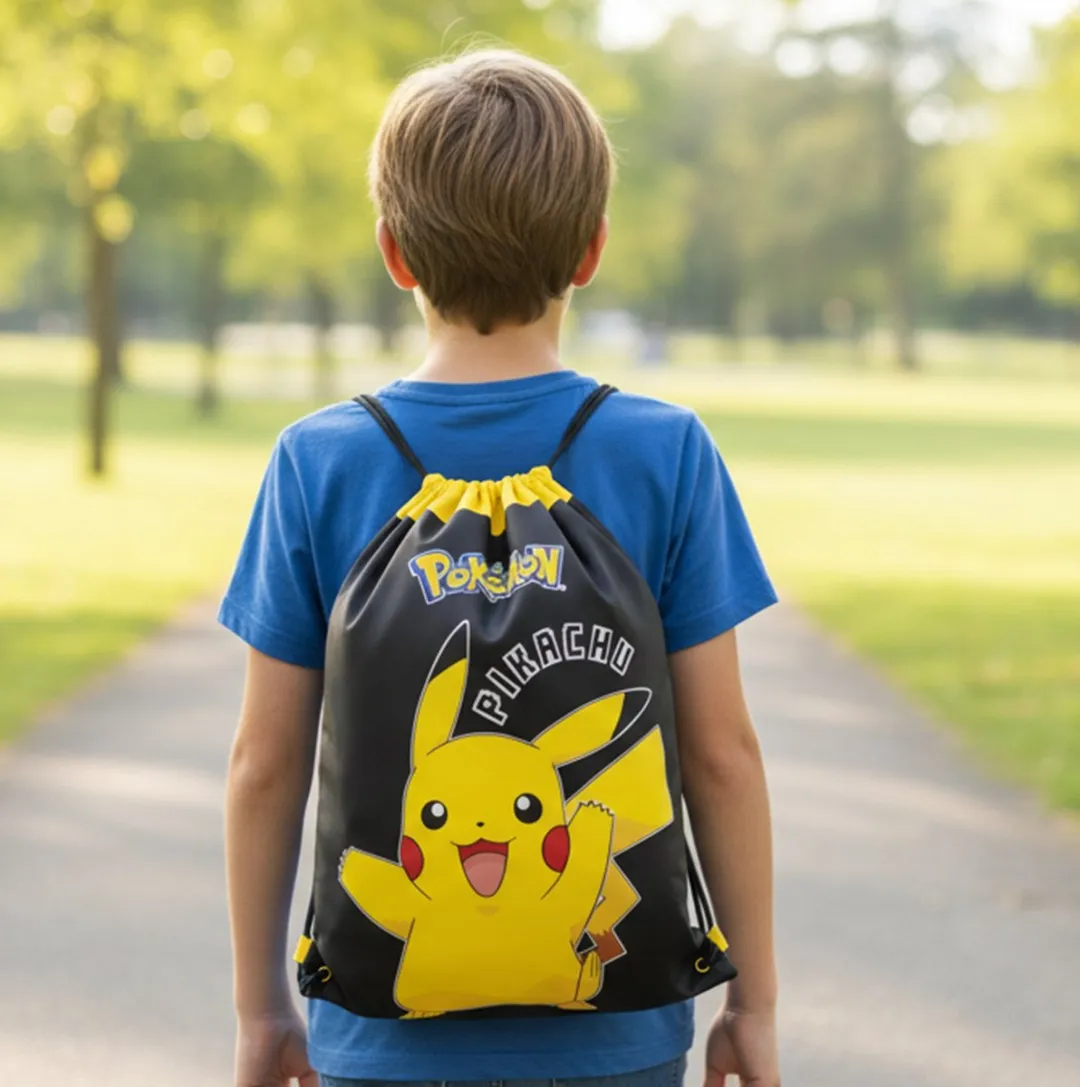 Pokémon Gymtas Pikachu Sporttas - 43x33cm