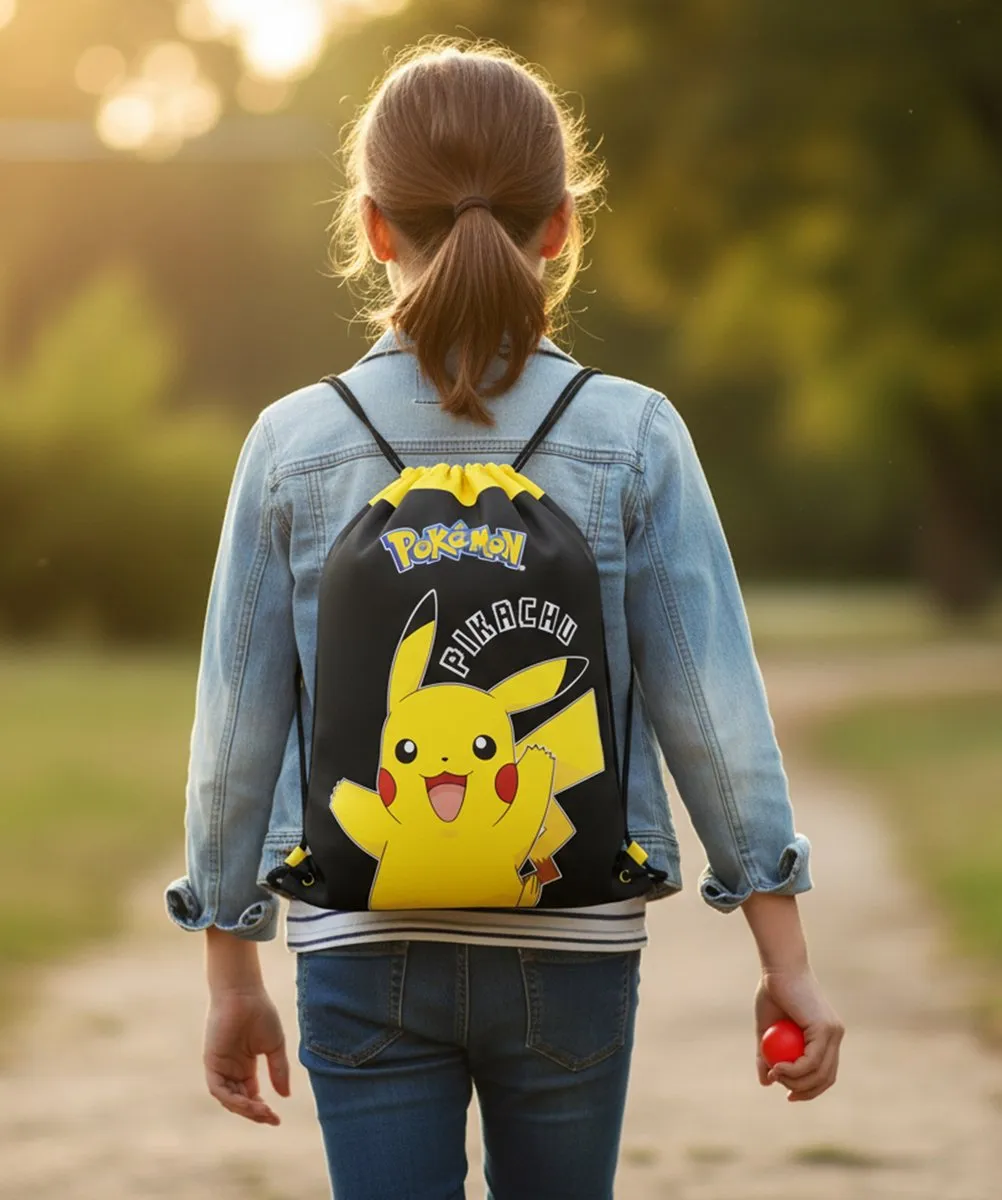 Pokémon Gymtas Pikachu Sporttas - 43x33cm