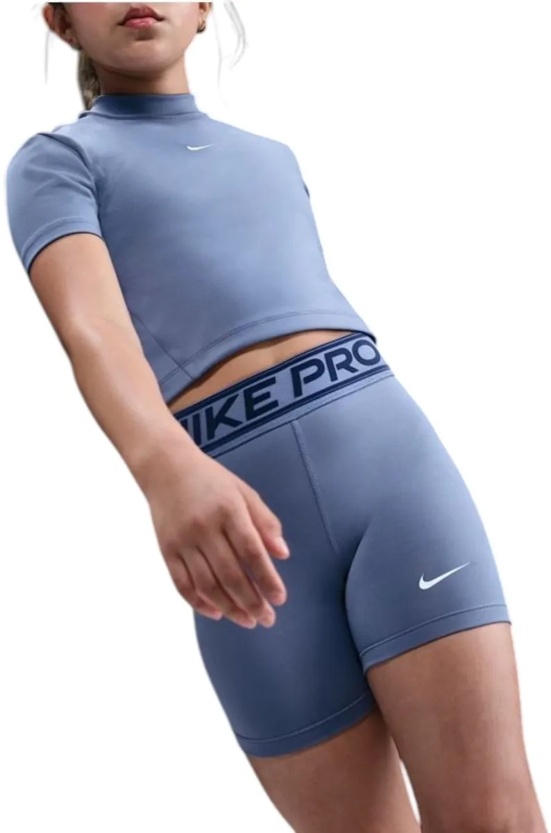 Nike Pro Shorts - Maat XS (122-128) - Indigo/Midnight Navy/White