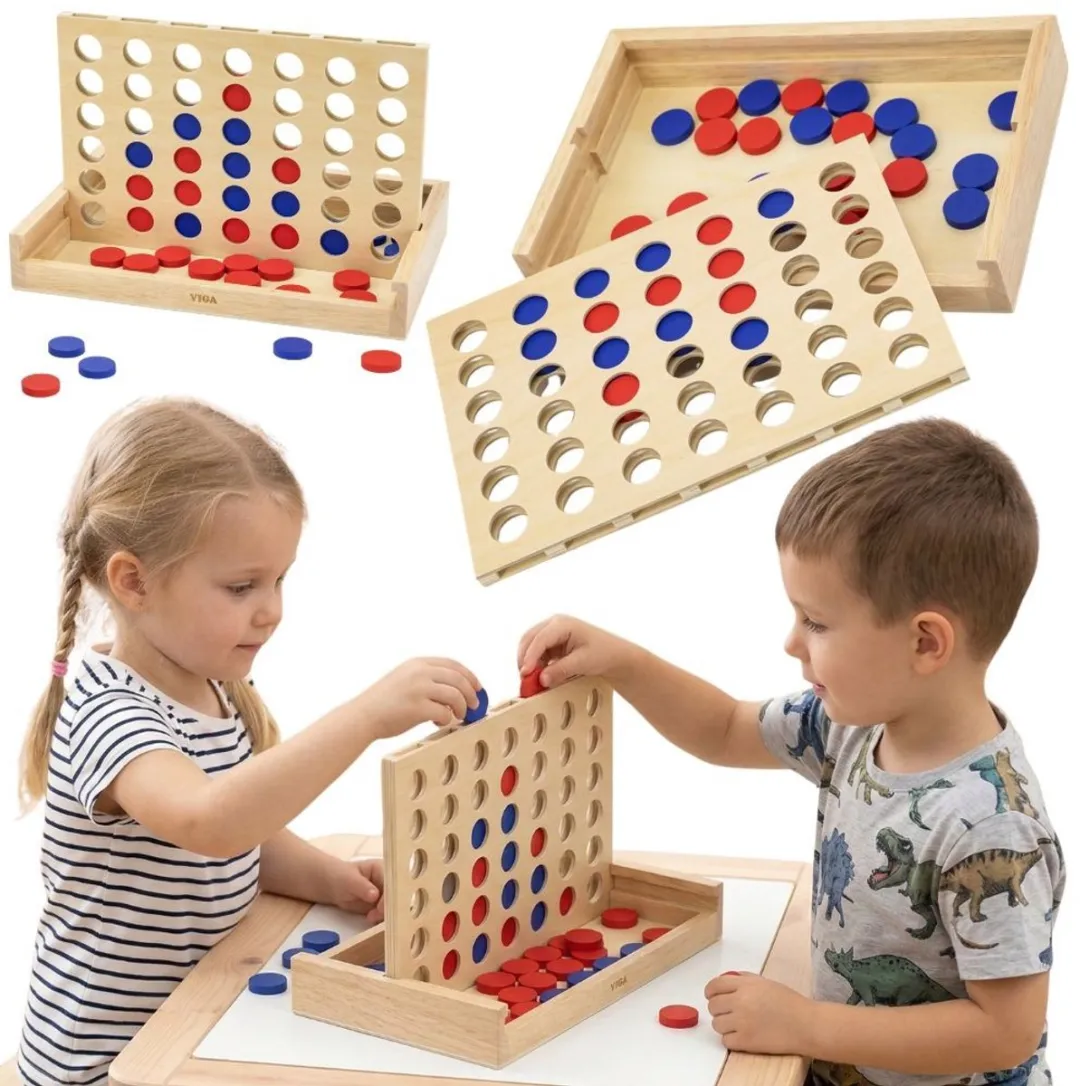 Viga 4 op een rij Puzzelspeel
