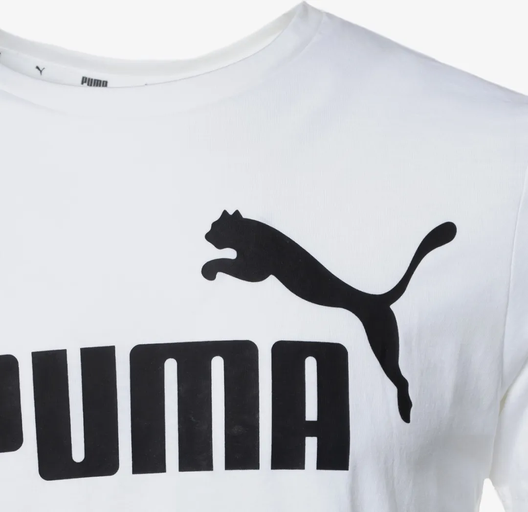 PUMA ESS No. 1 Logo Tee Heren T-shirt - M - Puma White - afbeelding 6 van 6