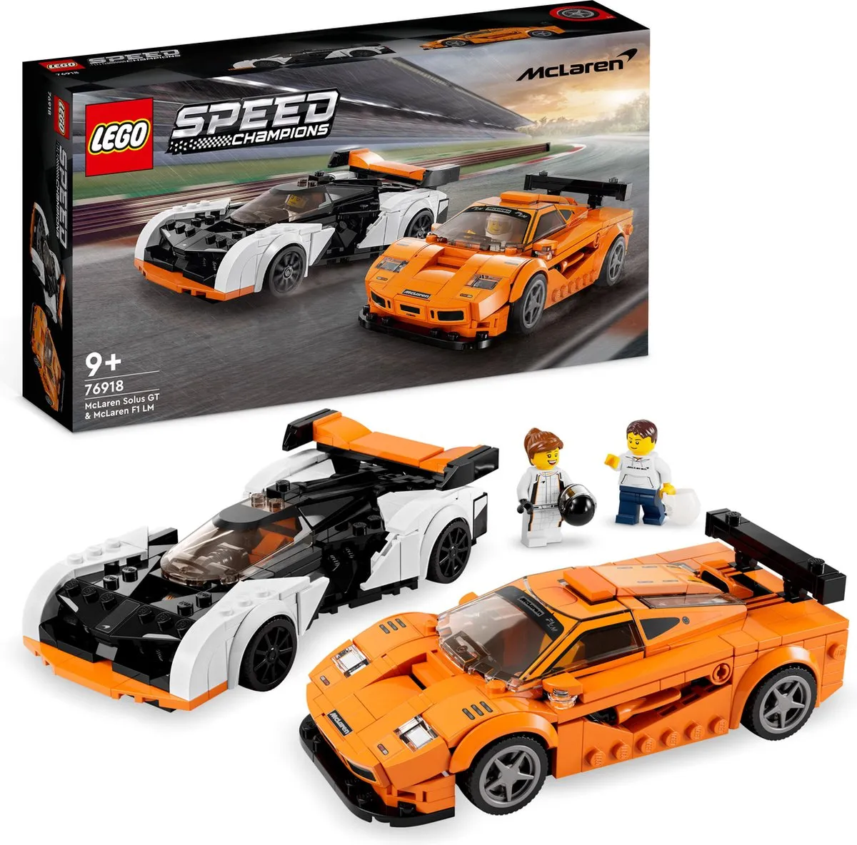 LEGO Speed Champions 76918 McLaren Solus GT & F1 LM Set - 581 Stukken