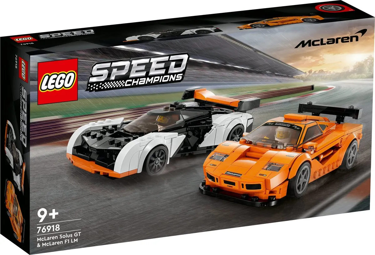 LEGO Speed Champions 76918 McLaren Solus GT & F1 LM Set