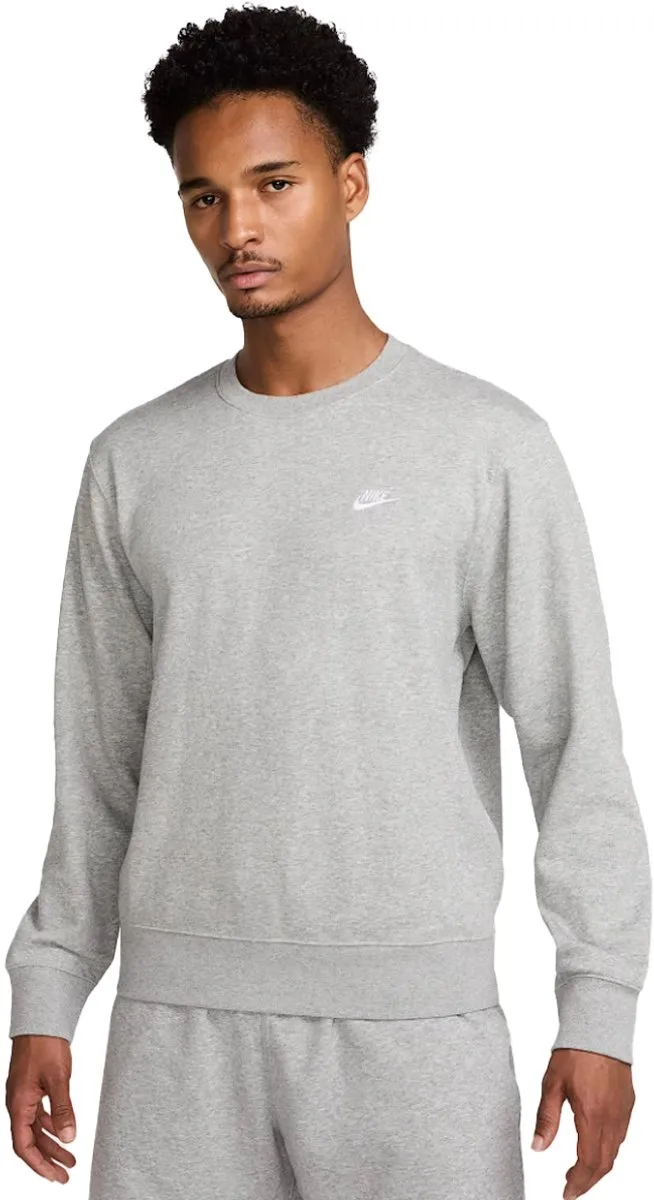 Nike Sportswear Club Fleece Crew Sweater - Grijs - XXL