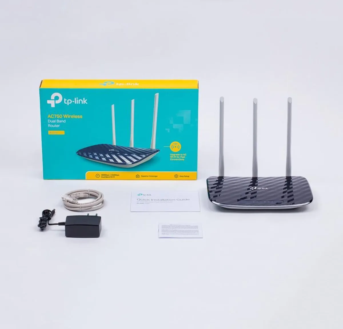 TP-Link Archer C20 Router 750 Mbps WiFi 5 - Nero