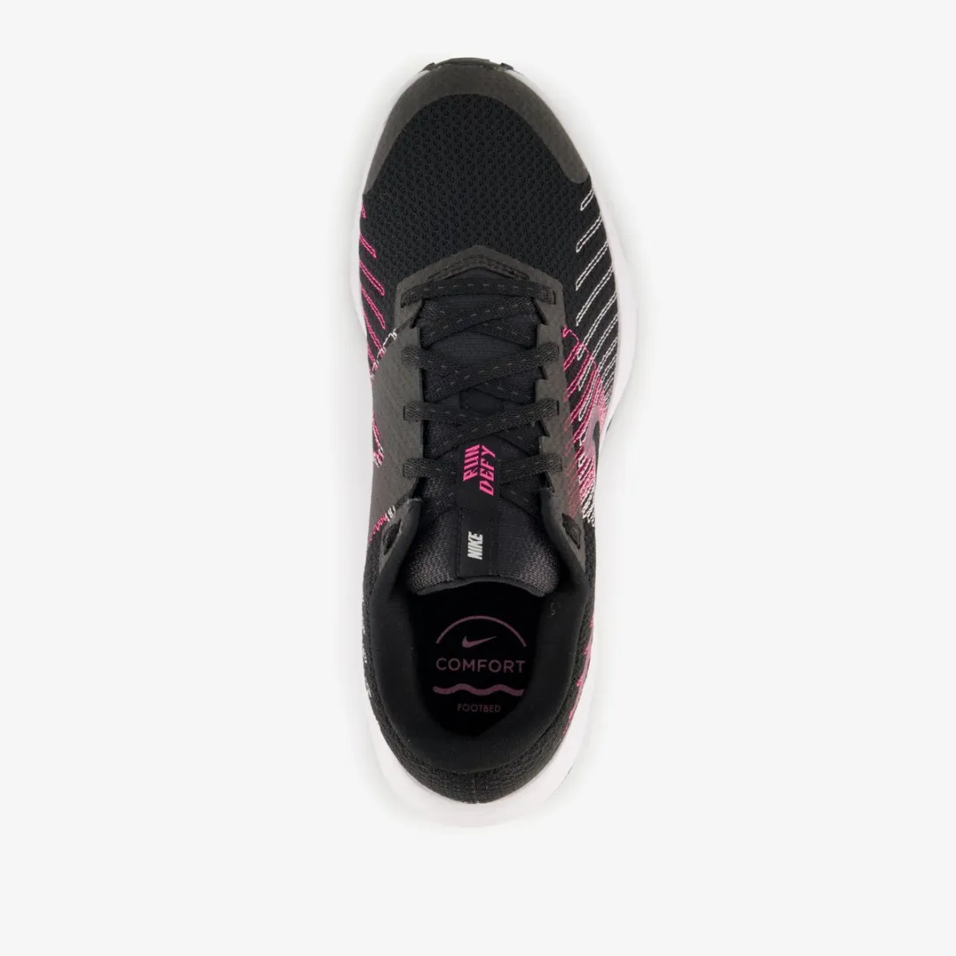 Nike Run Defy Dames Hardloopschoenen 37.5 - Zwart Roze