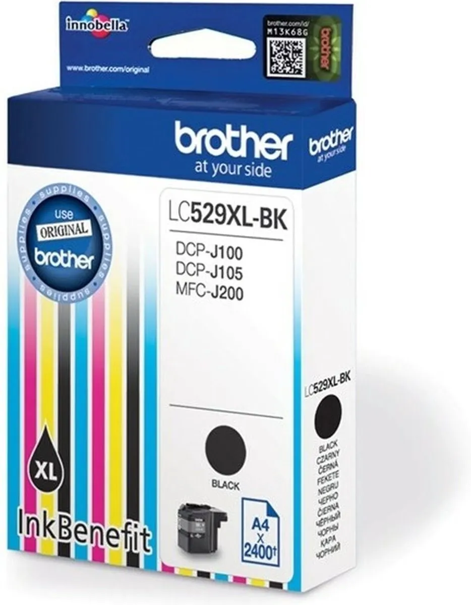 Brother LC529XLBK Inktcartridge - Zwart