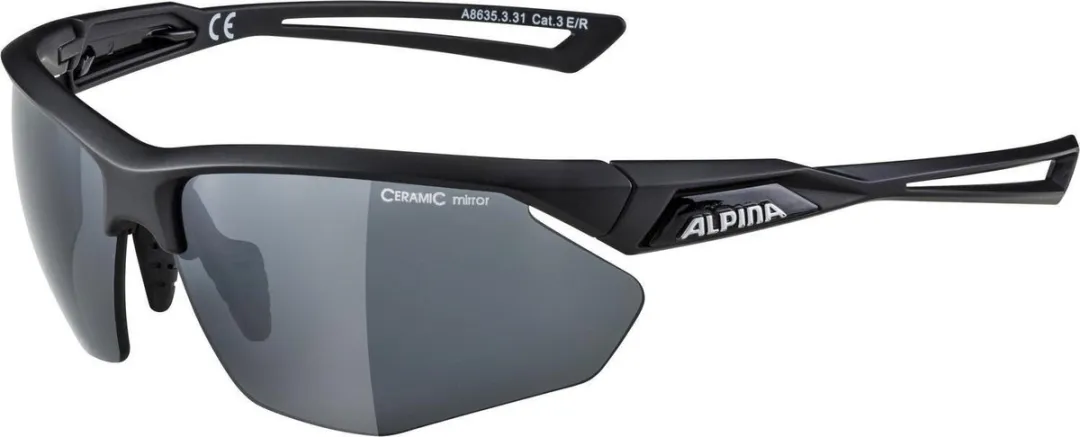 Alpina Nylos HR Bril Zwart