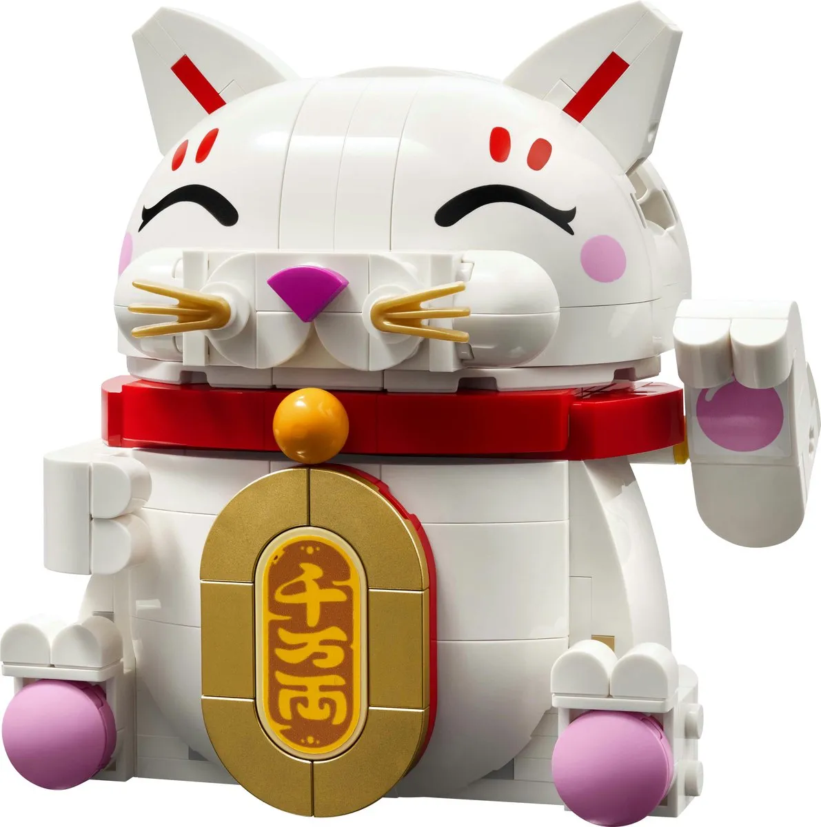 LEGO Chinees Nieuwjaar Gelukskatje 40813 - 280 Stukken - Wit