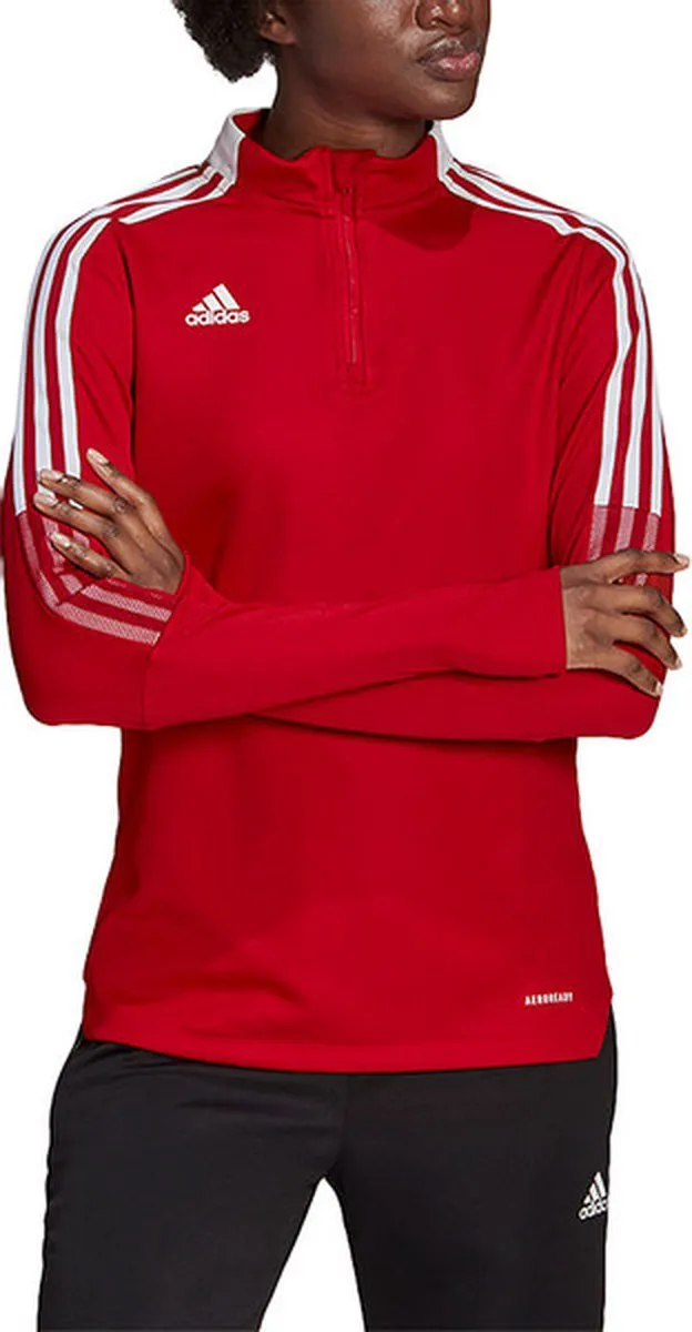 Adidas Tiro 21 Dames Ziptop - XS - Rood