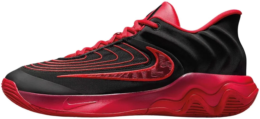 Nike Giannis Immortality 4 Sportschoenen - Maat 43 - Zwart/Rood - afbeelding 6 van 6