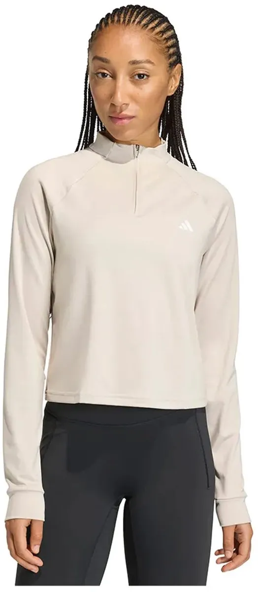 Adidas Train Essentials Minimal Branding Cover Up Sweatshirt